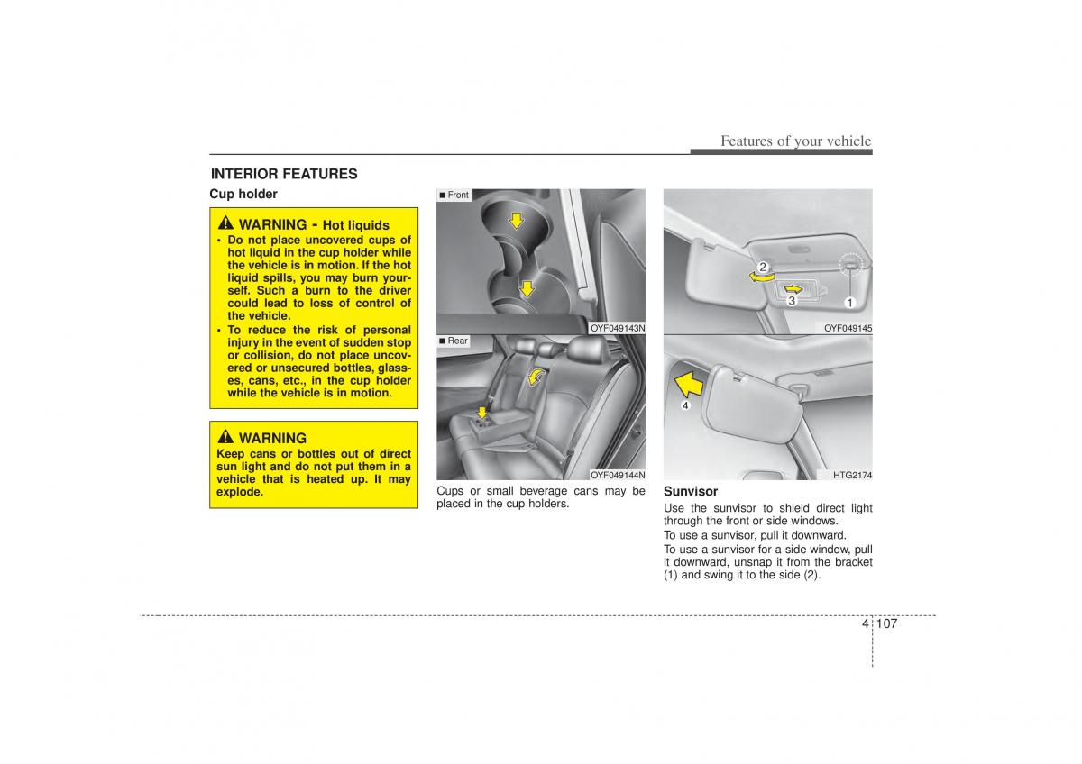 Hyundai Sonata VI 6 YF i45 owners manual / page 189