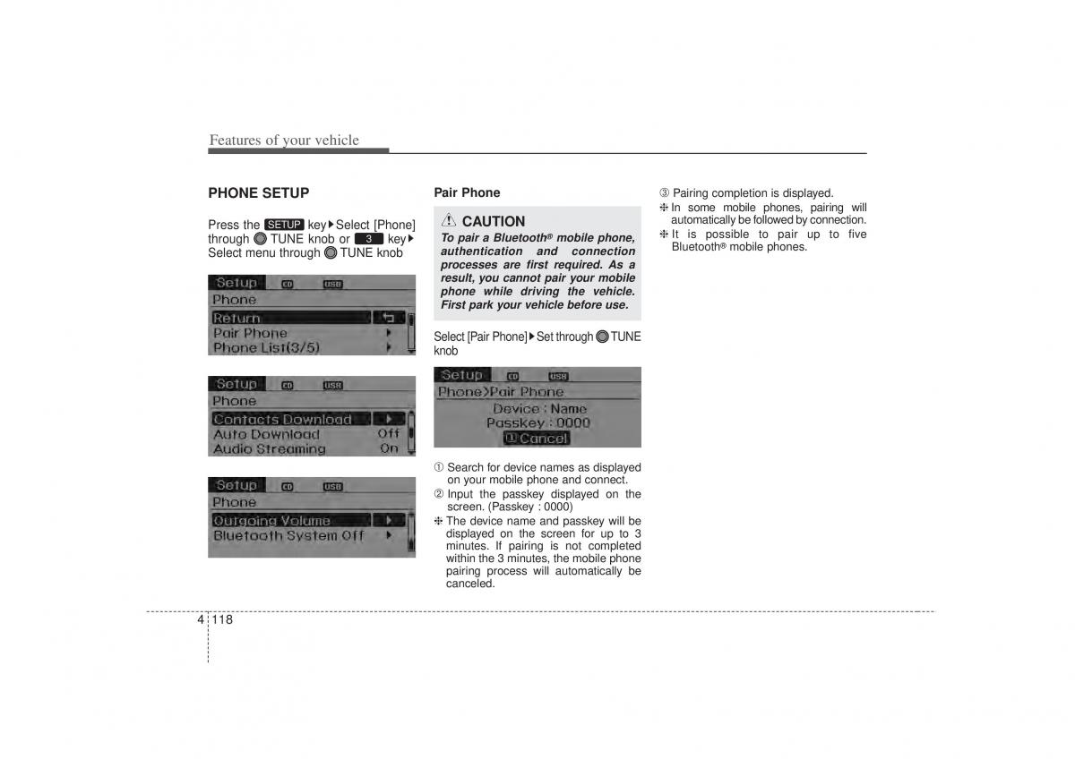 Hyundai Sonata VI 6 YF i45 owners manual / page 200