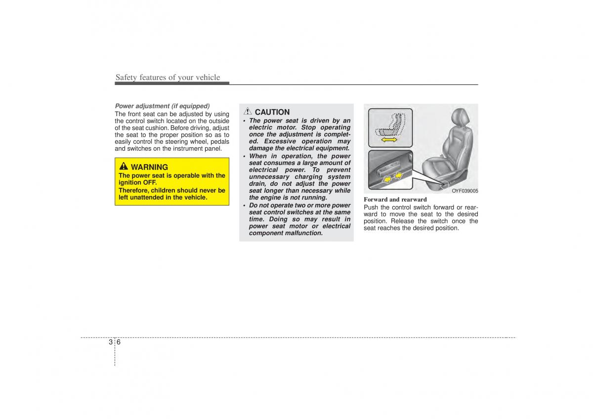 Hyundai Sonata VI 6 YF i45 owners manual / page 25