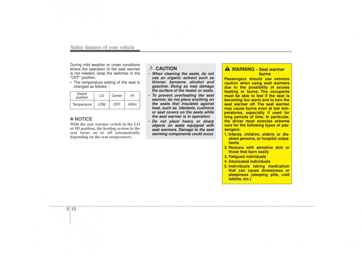 Hyundai Sonata VI 6 YF i45 owners manual / page 29