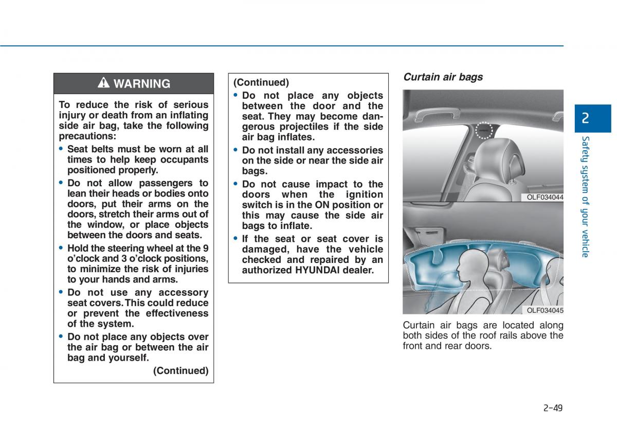 Hyundai Sonata VII 7 LF i45 owners manual / page 76