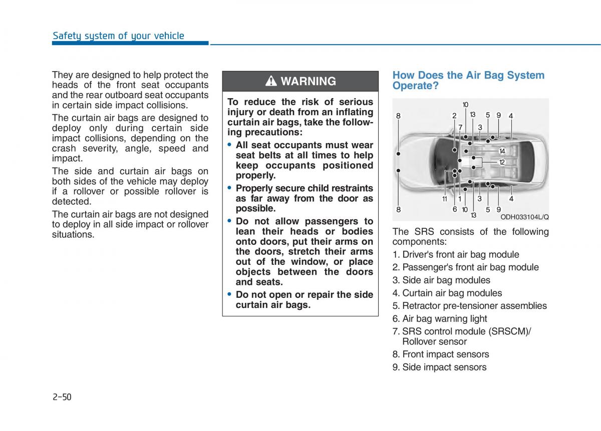 Hyundai Sonata VII 7 LF i45 owners manual / page 77