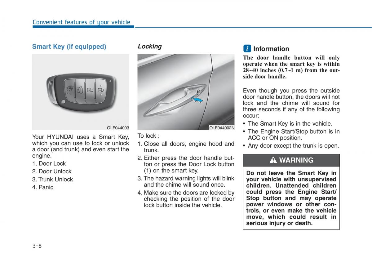 Hyundai Sonata VII 7 LF i45 owners manual / page 103