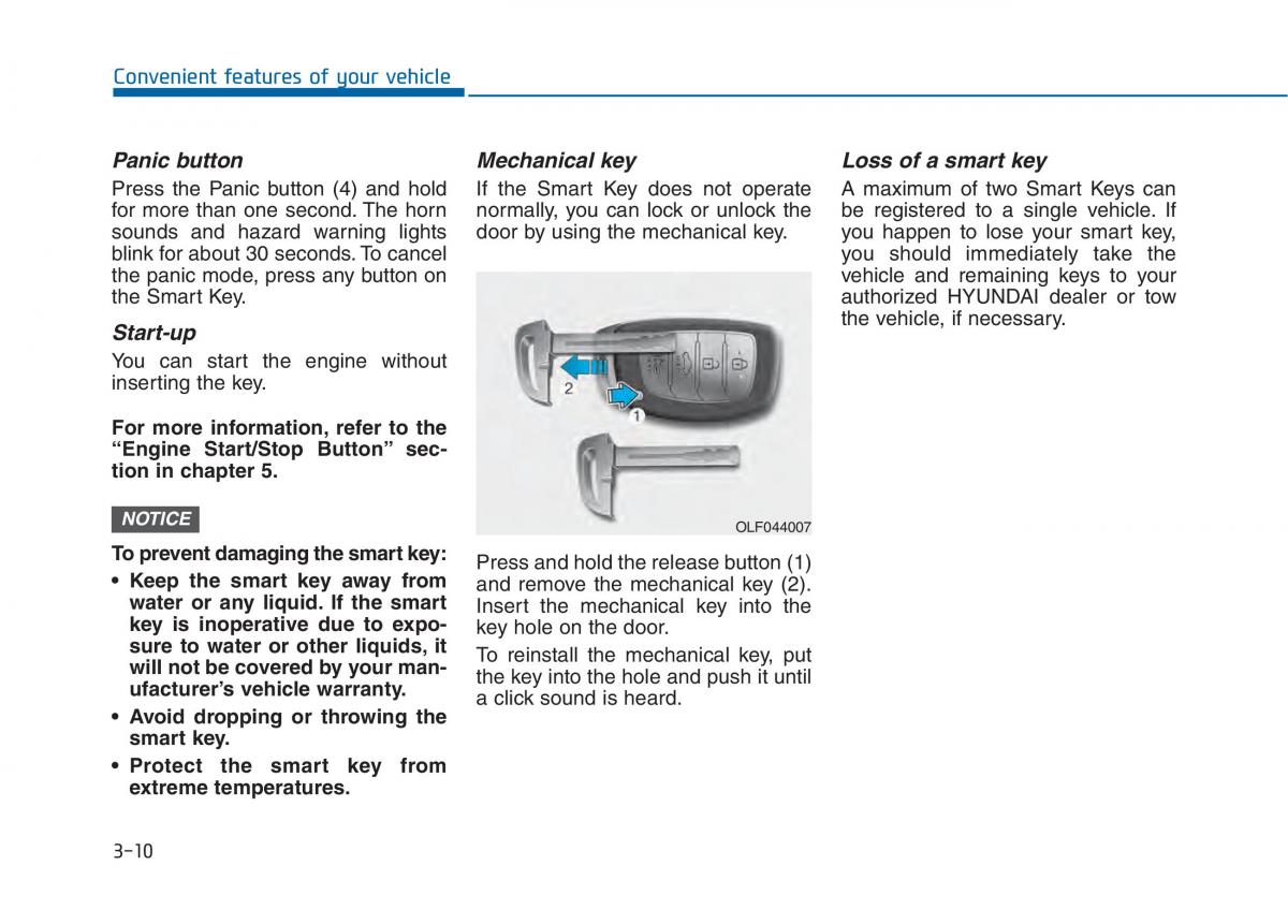 Hyundai Sonata VII 7 LF i45 owners manual / page 105