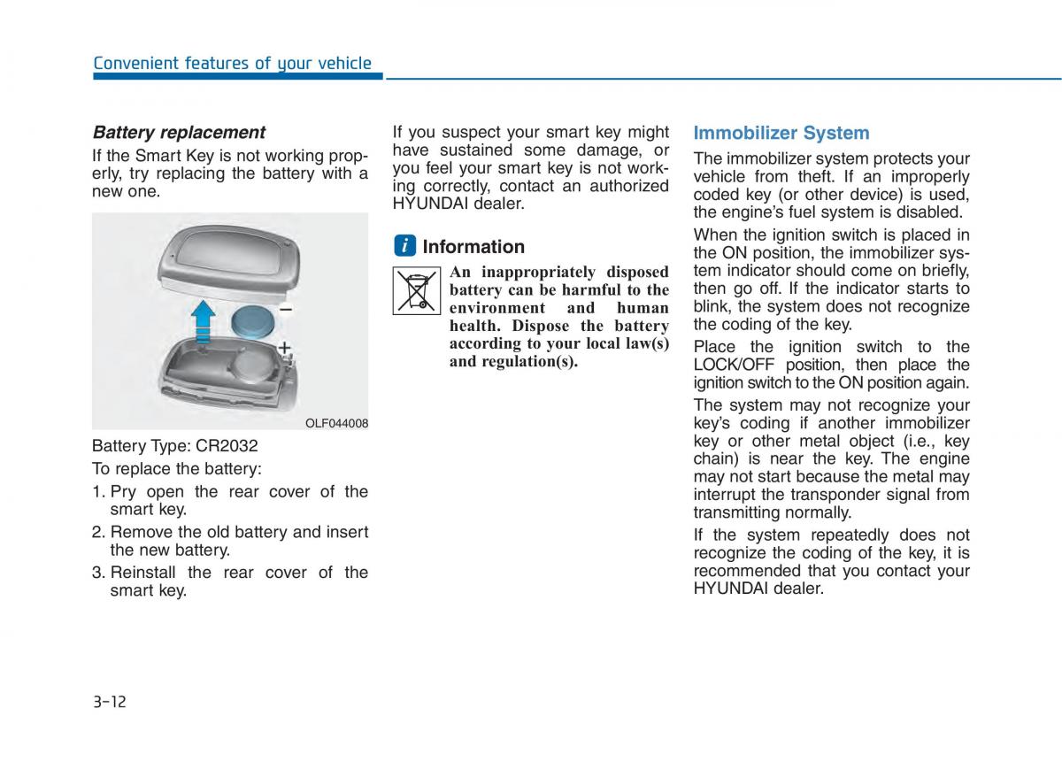 Hyundai Sonata VII 7 LF i45 owners manual / page 107