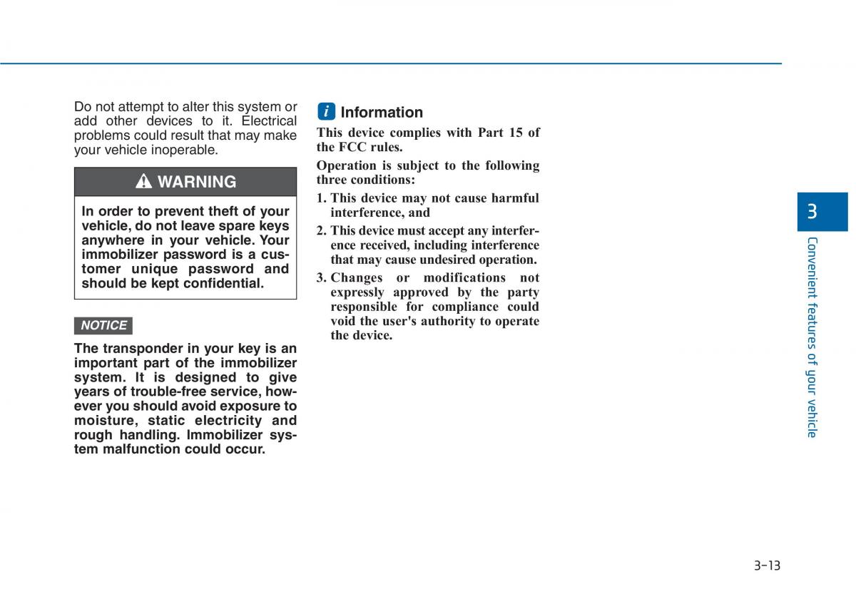 Hyundai Sonata VII 7 LF i45 owners manual / page 108