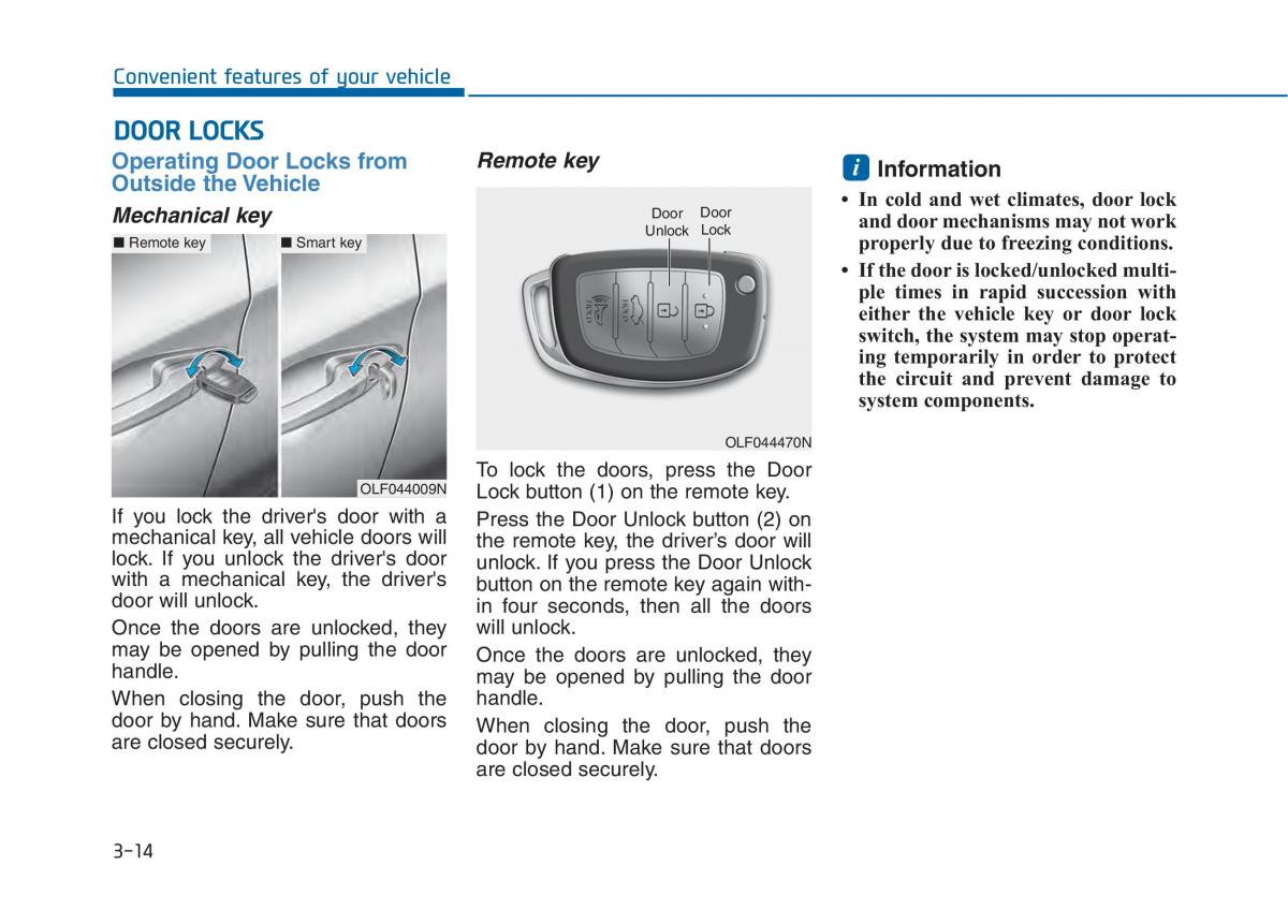 Hyundai Sonata VII 7 LF i45 owners manual / page 109