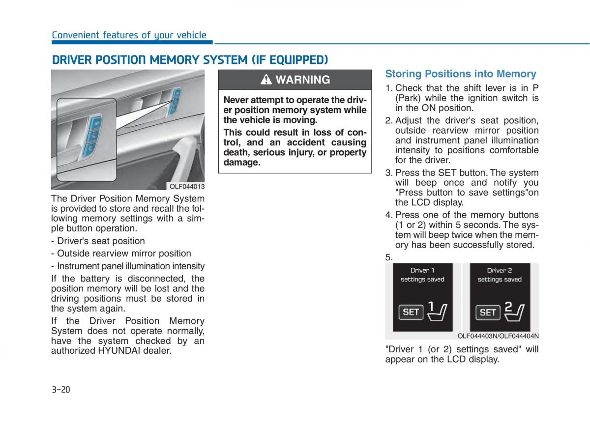 Hyundai Sonata VII 7 LF i45 owners manual / page 115