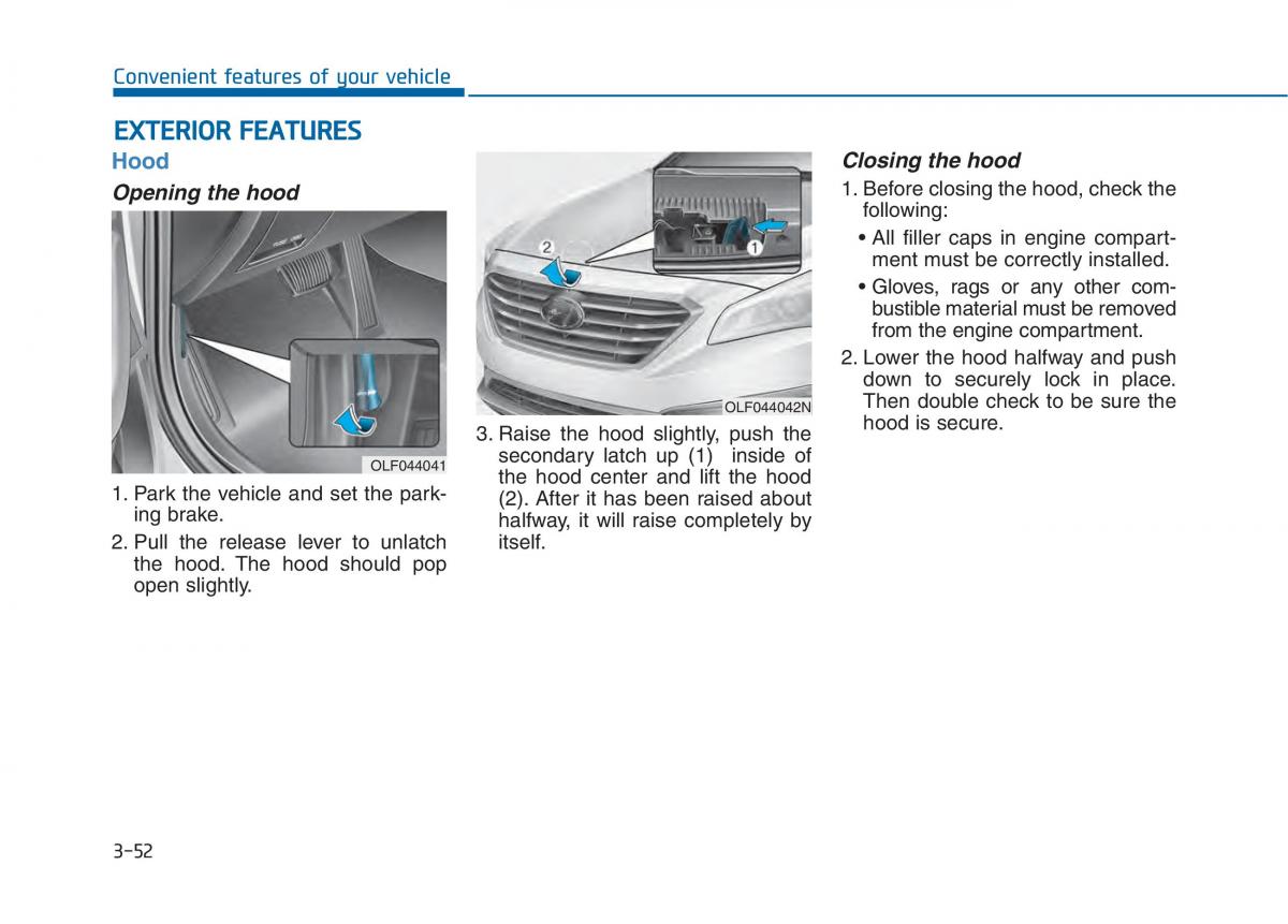 Hyundai Sonata VII 7 LF i45 owners manual / page 147