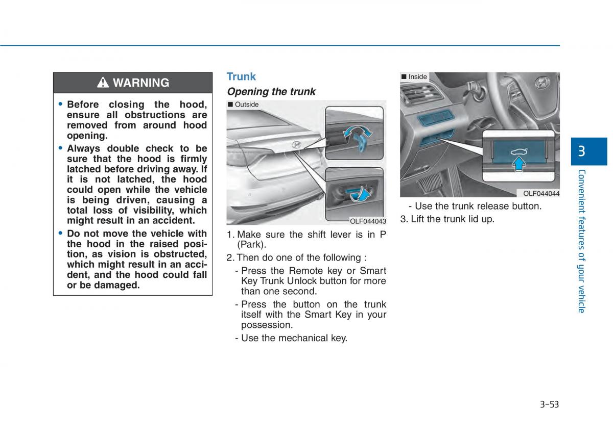 Hyundai Sonata VII 7 LF i45 owners manual / page 148