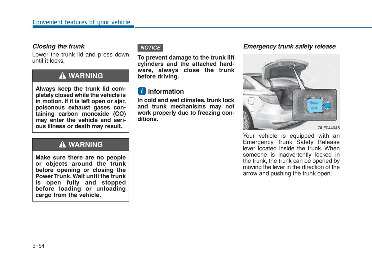 Hyundai Sonata VII 7 LF i45 owners manual / page 149