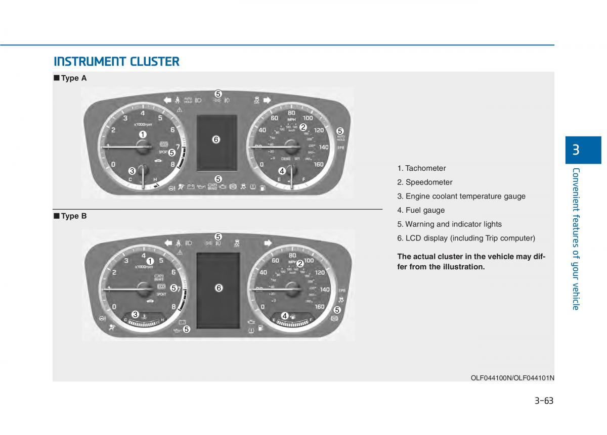 Hyundai Sonata VII 7 LF i45 owners manual / page 158