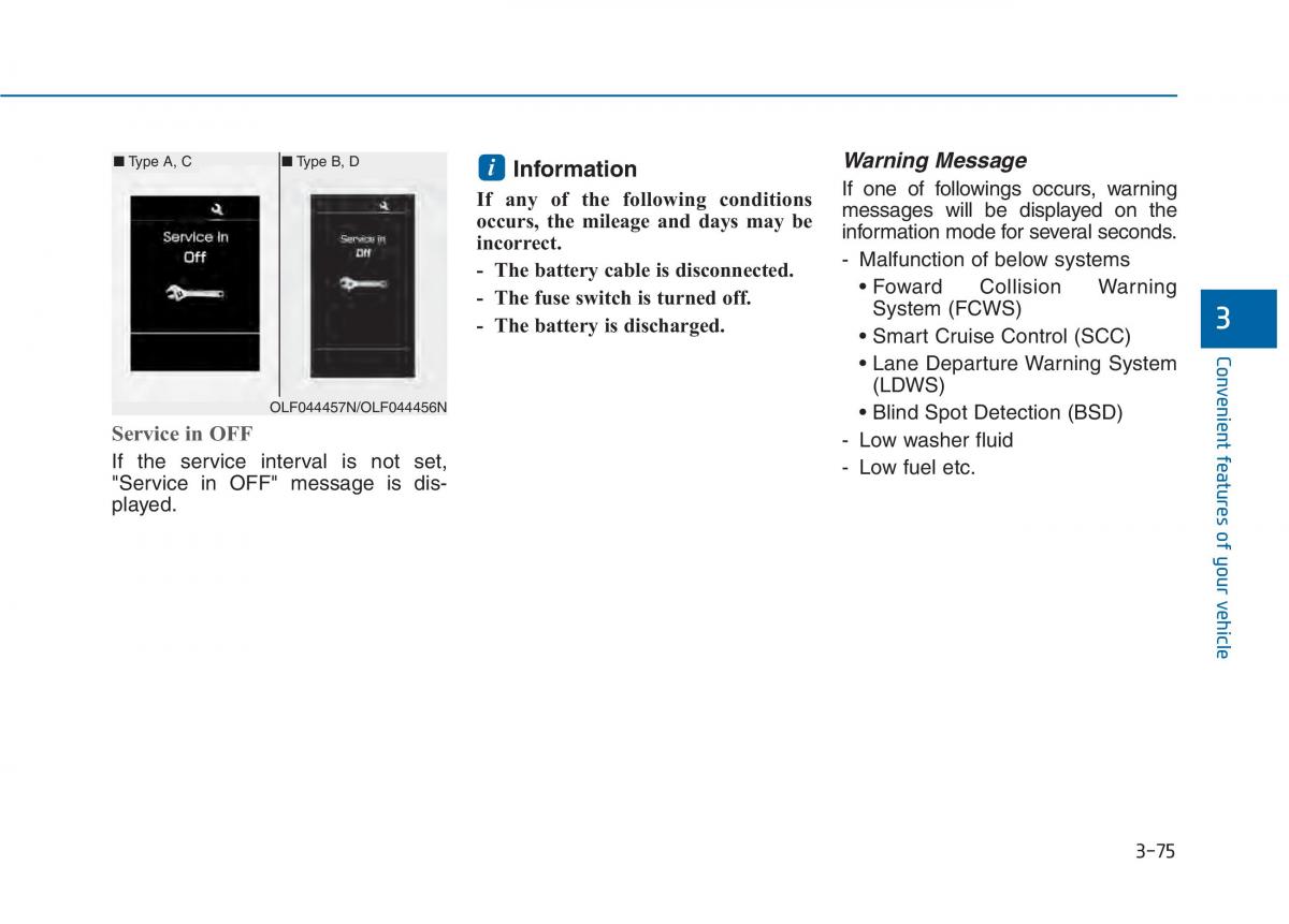 Hyundai Sonata VII 7 LF i45 owners manual / page 170