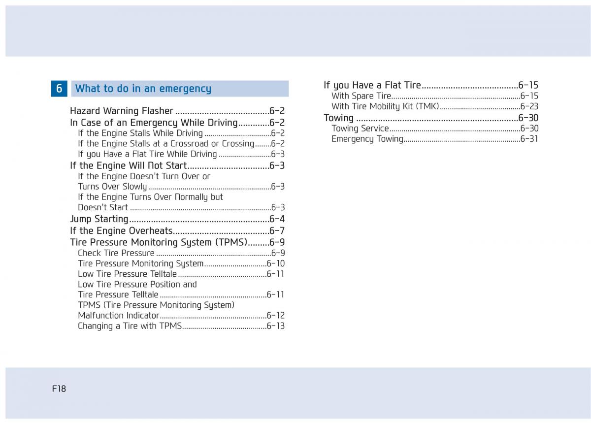 Hyundai Sonata VII 7 LF i45 owners manual / page 18