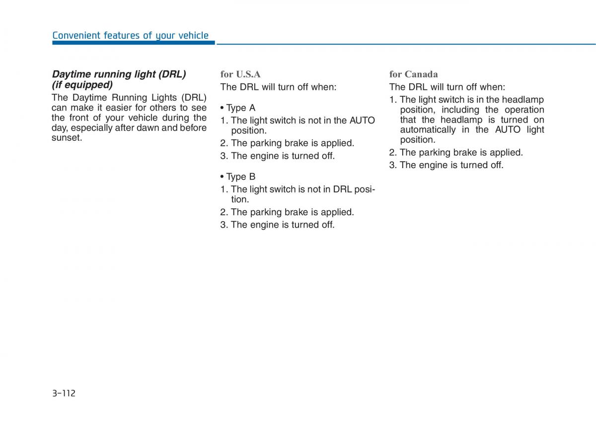 Hyundai Sonata VII 7 LF i45 owners manual / page 207