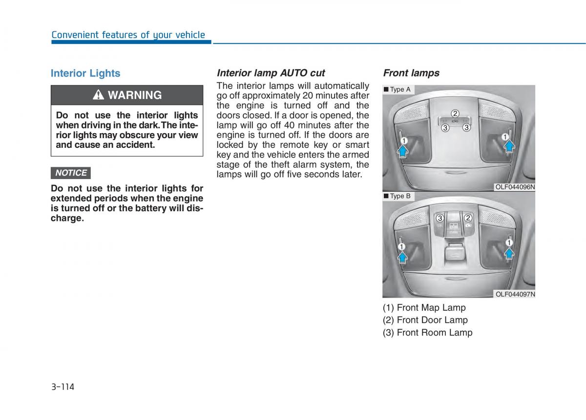 Hyundai Sonata VII 7 LF i45 owners manual / page 209