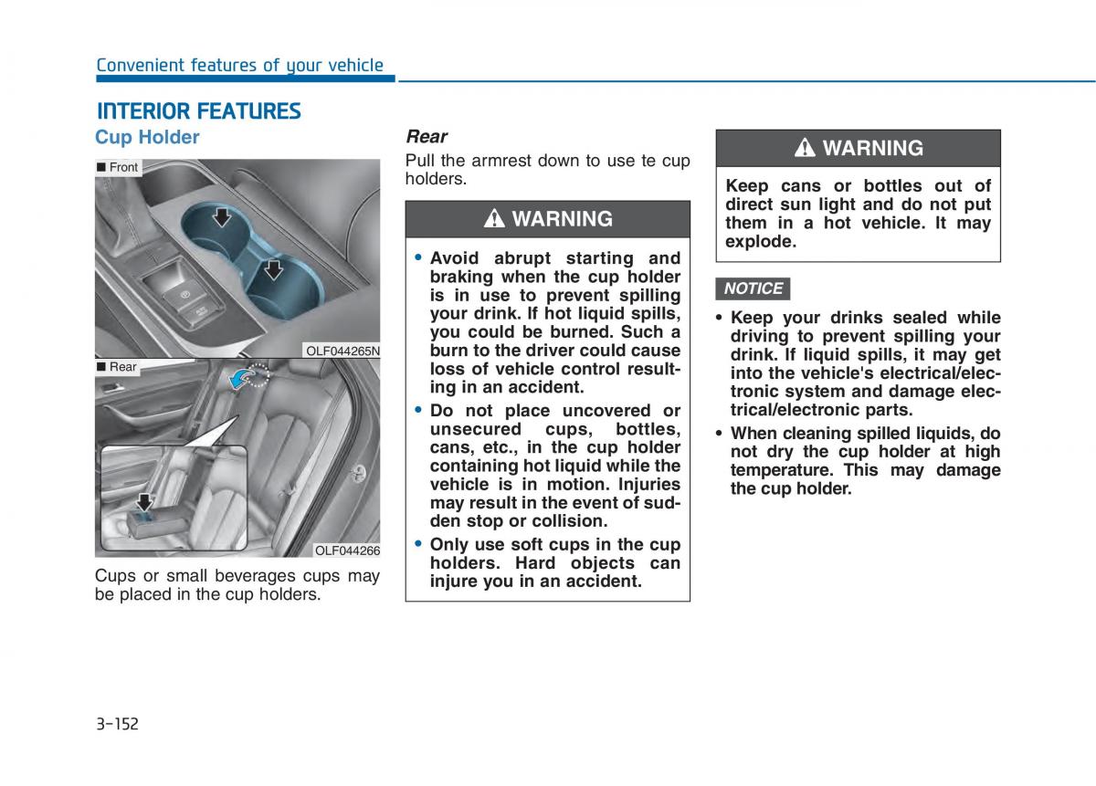 Hyundai Sonata VII 7 LF i45 owners manual / page 247