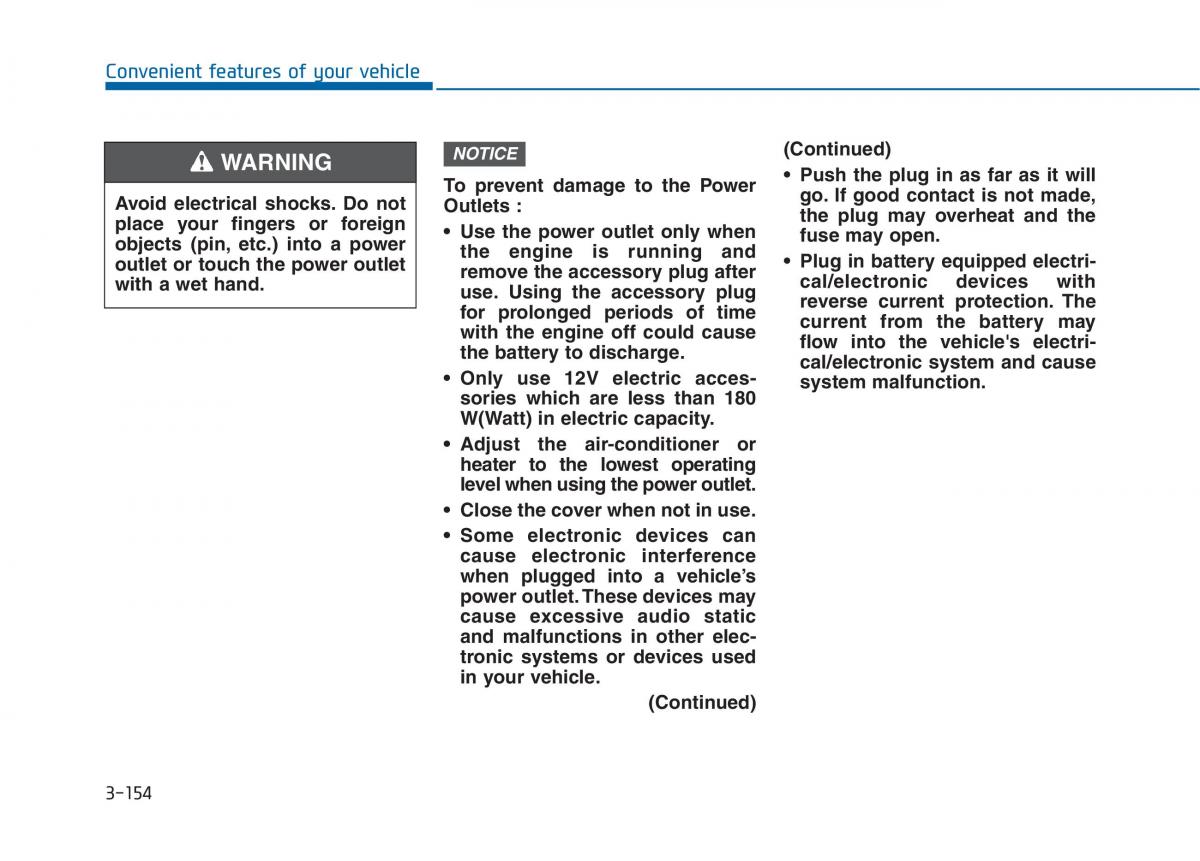 Hyundai Sonata VII 7 LF i45 owners manual / page 249