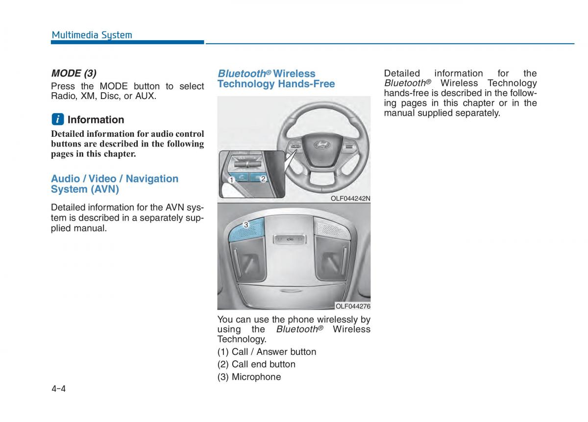 Hyundai Sonata VII 7 LF i45 owners manual / page 257