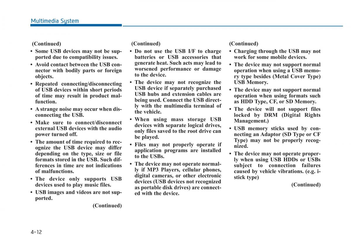 Hyundai Sonata VII 7 LF i45 owners manual / page 265