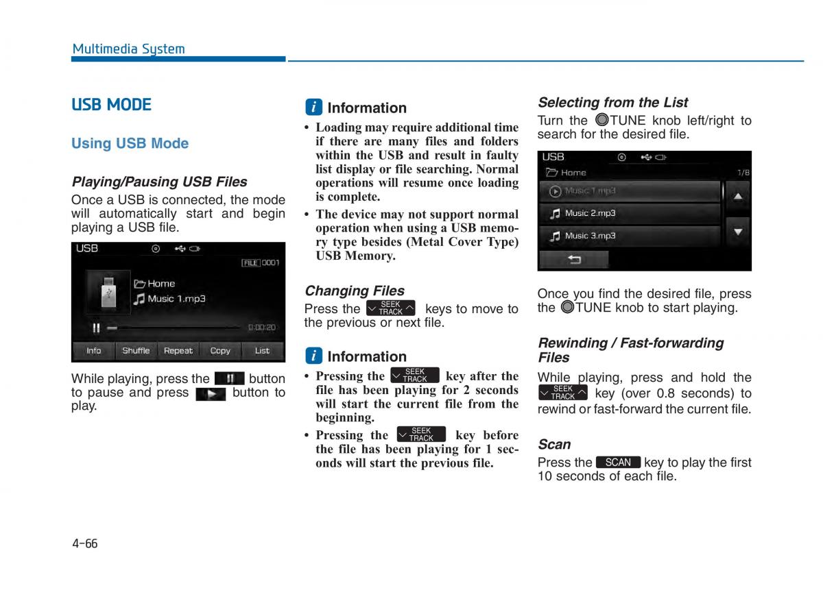 Hyundai Sonata VII 7 LF i45 owners manual / page 319