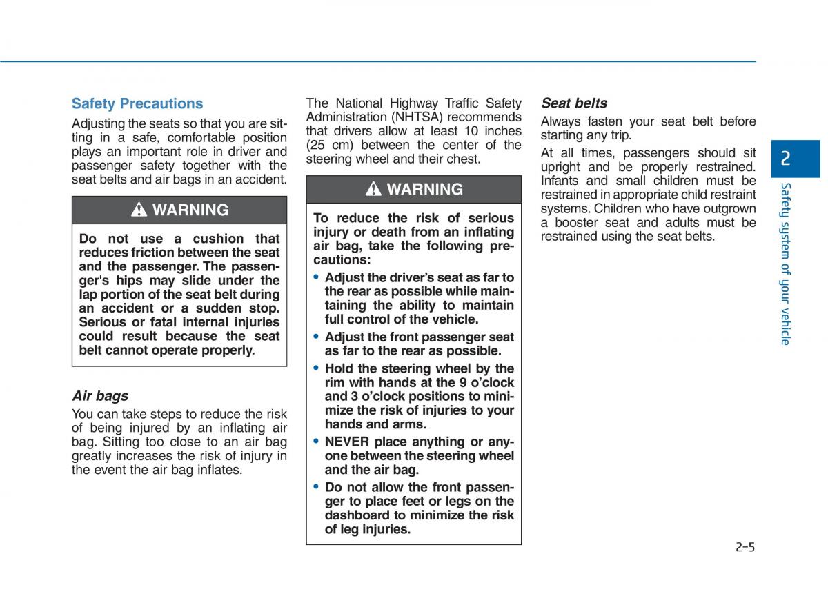 Hyundai Sonata VII 7 LF i45 owners manual / page 32