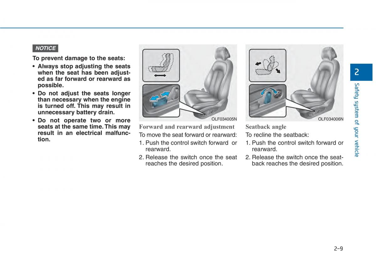 Hyundai Sonata VII 7 LF i45 owners manual / page 36