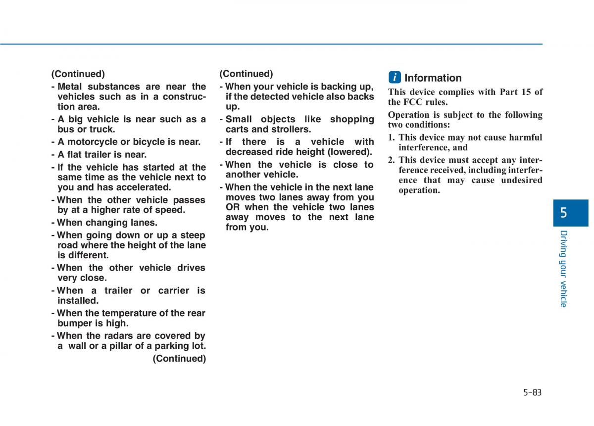 Hyundai Sonata VII 7 LF i45 owners manual / page 441