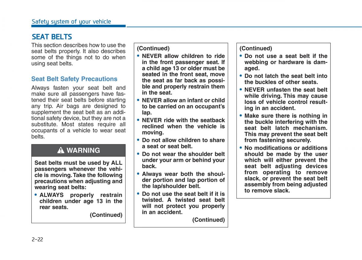 Hyundai Sonata VII 7 LF i45 owners manual / page 49