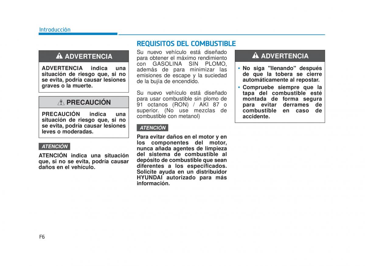 Hyundai Sonata VII 7 LF i45 manual del propietario / page 6