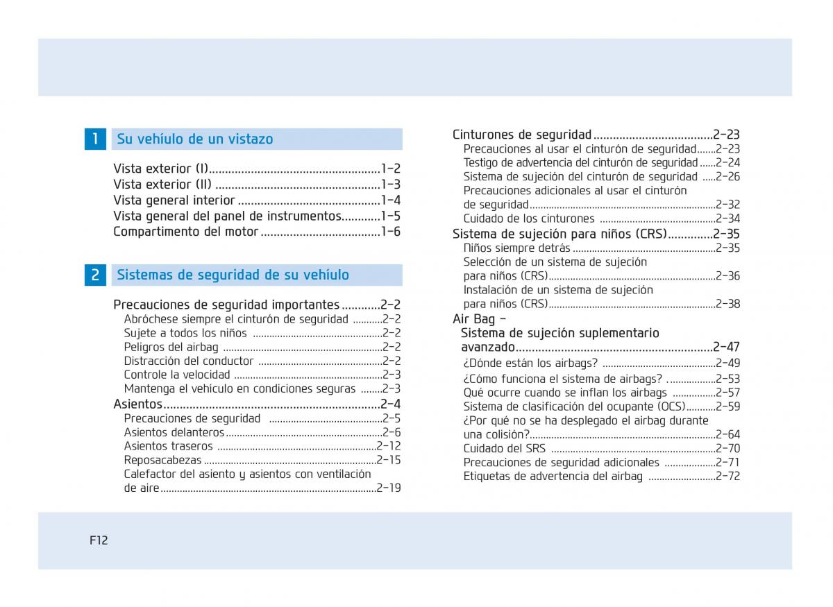 Hyundai Sonata VII 7 LF i45 manual del propietario / page 12