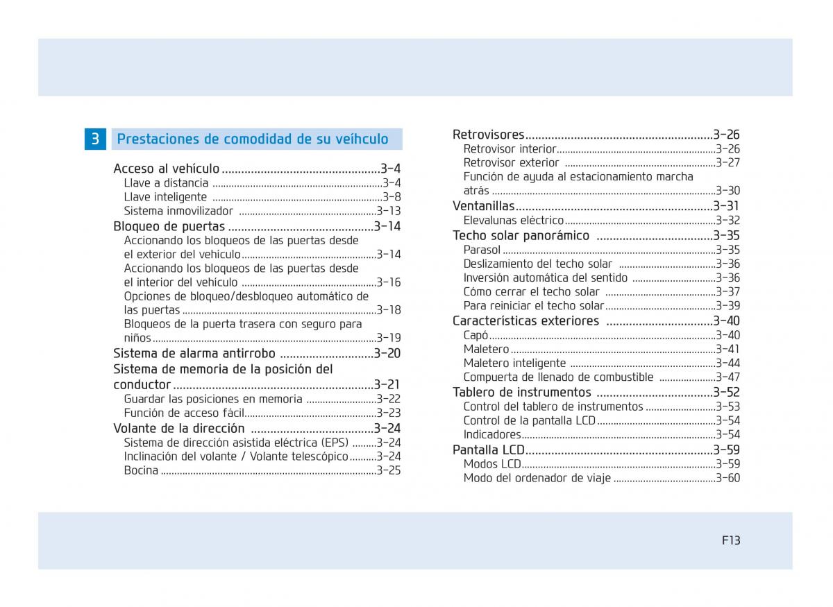 Hyundai Sonata VII 7 LF i45 manual del propietario / page 13