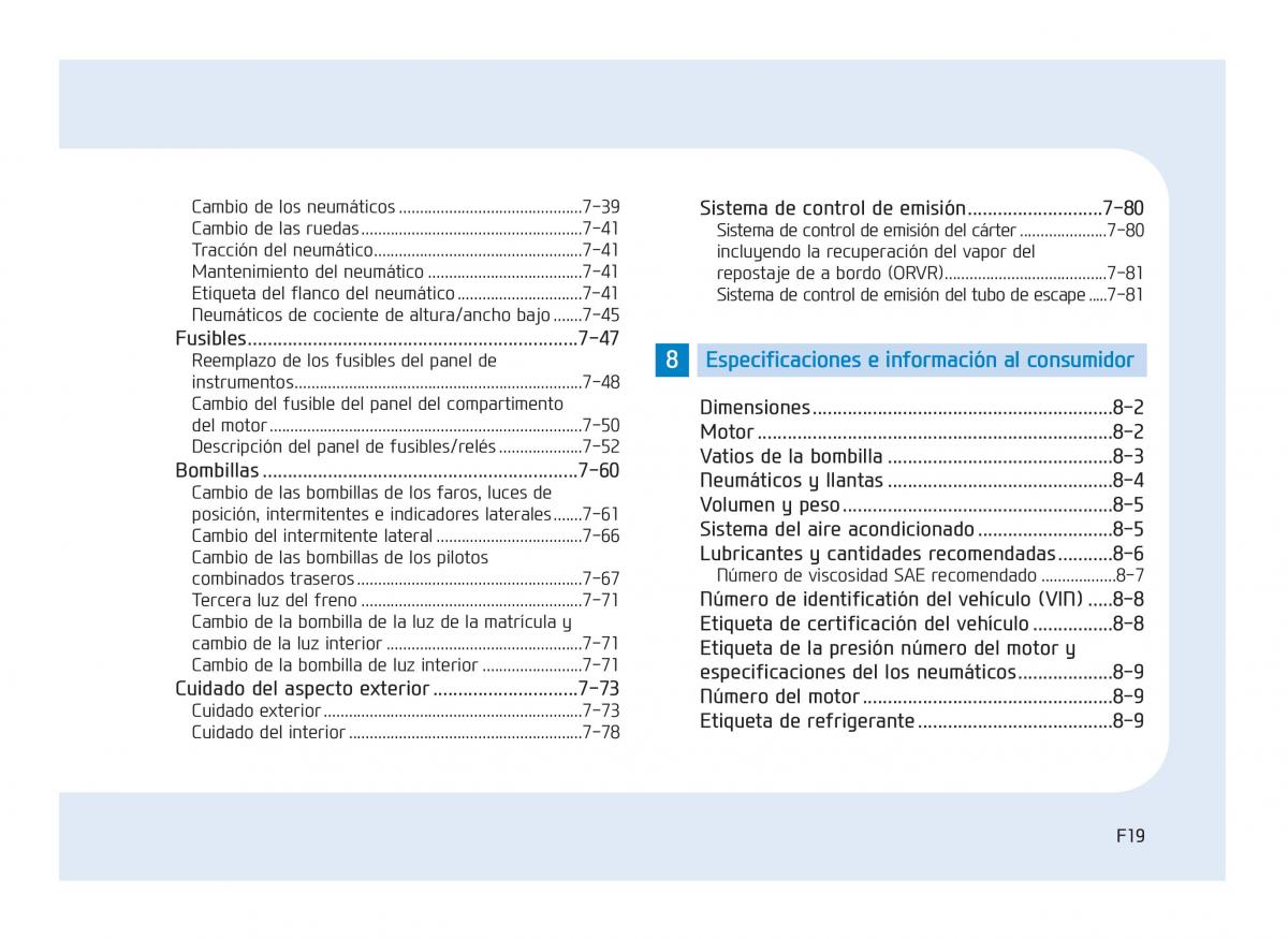 Hyundai Sonata VII 7 LF i45 manual del propietario / page 19