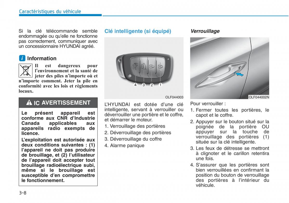 Hyundai Sonata VII 7 LF i45 manuel du proprietaire / page 111