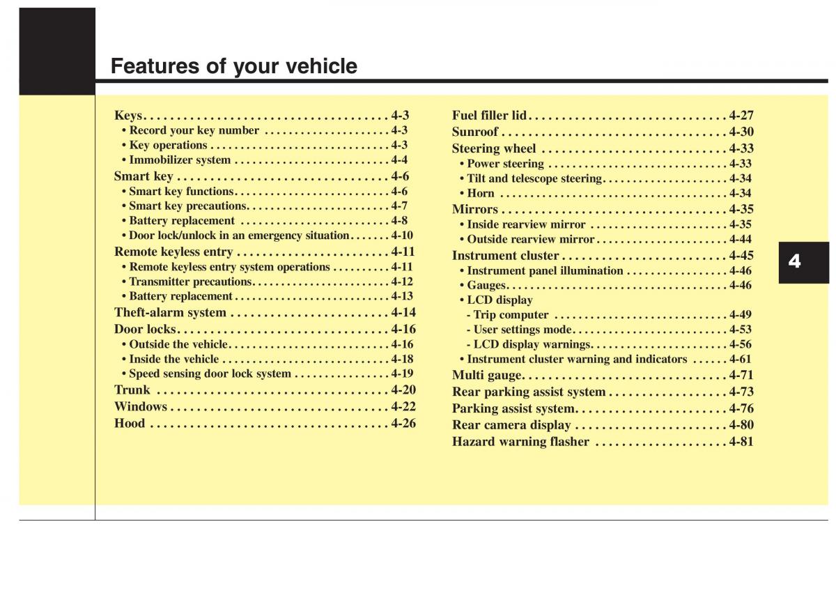 Hyundai Genesis Coupe owners manual / page 85