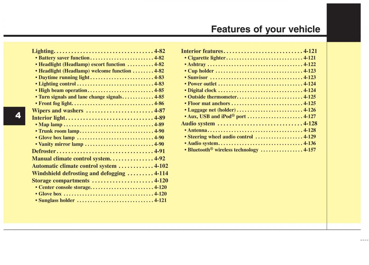 Hyundai Genesis Coupe owners manual / page 86