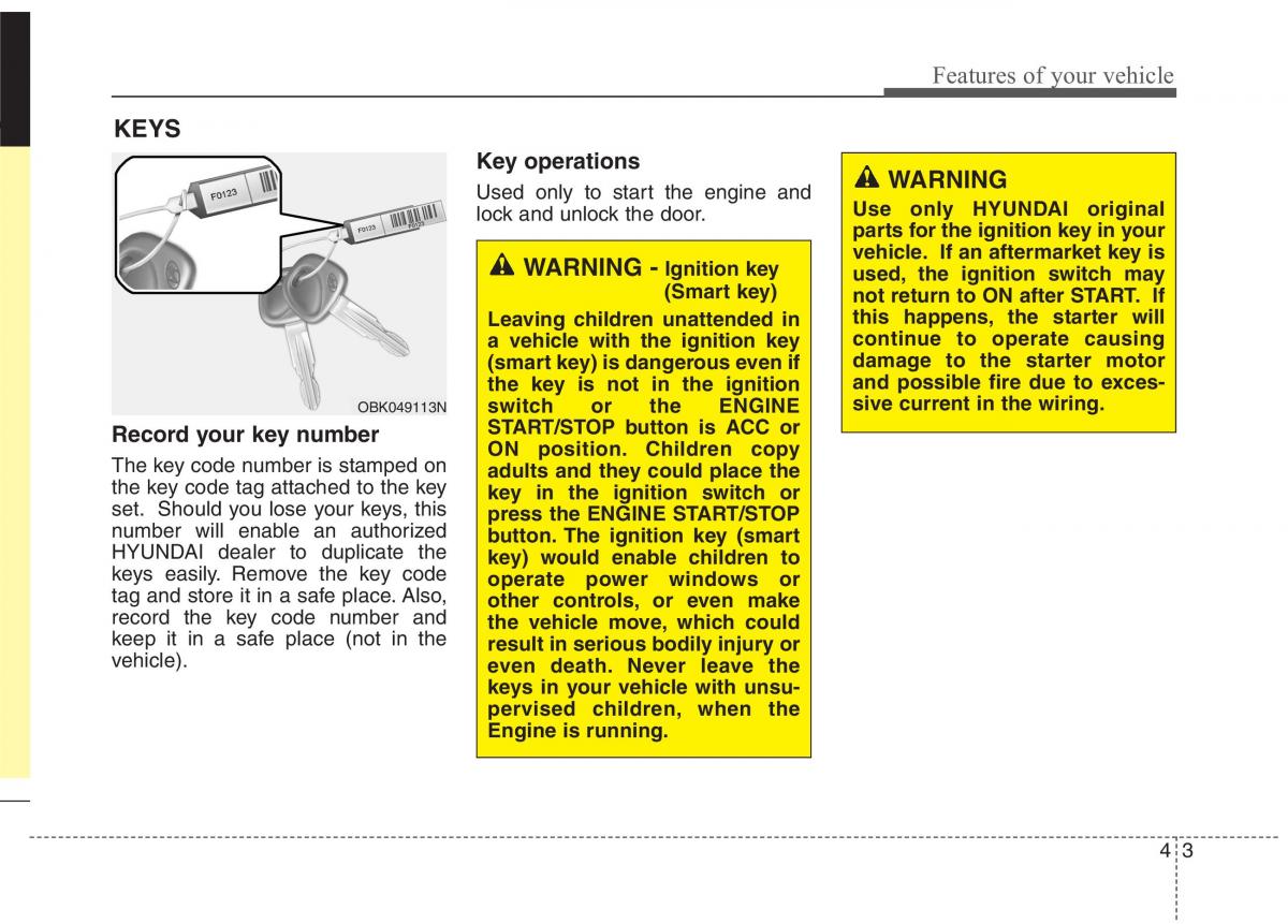 Hyundai Genesis Coupe owners manual / page 87