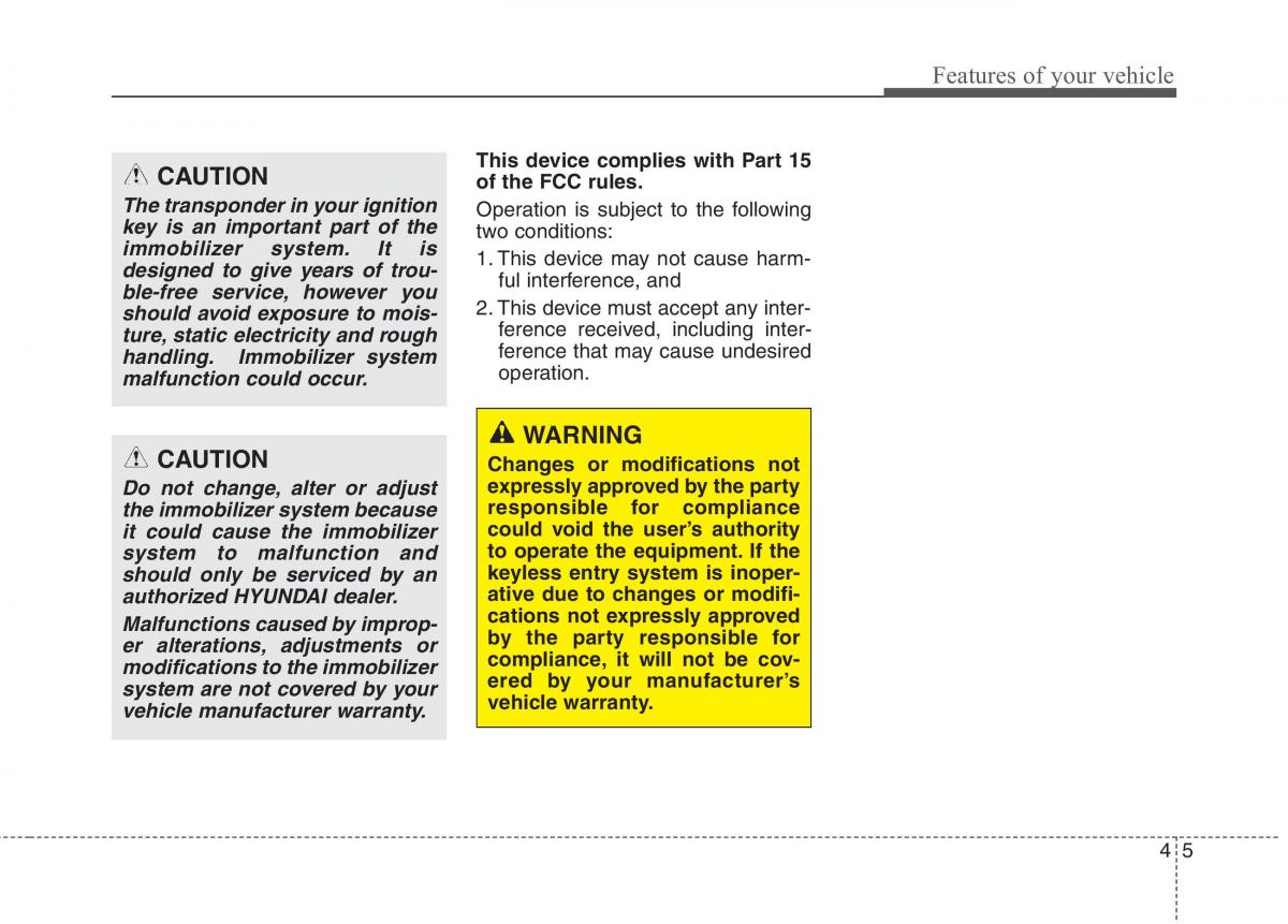 Hyundai Genesis Coupe owners manual / page 89