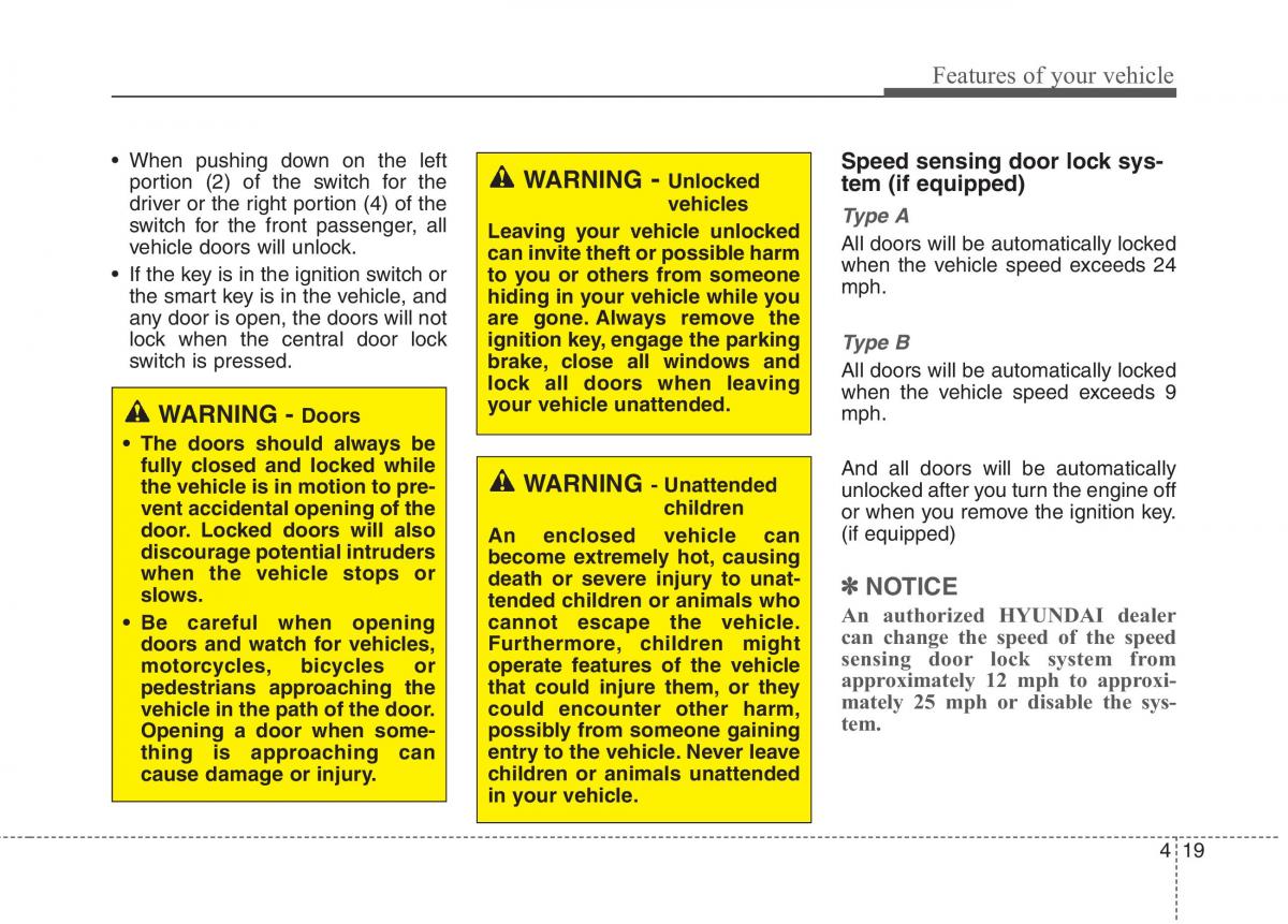 Hyundai Genesis Coupe owners manual / page 103