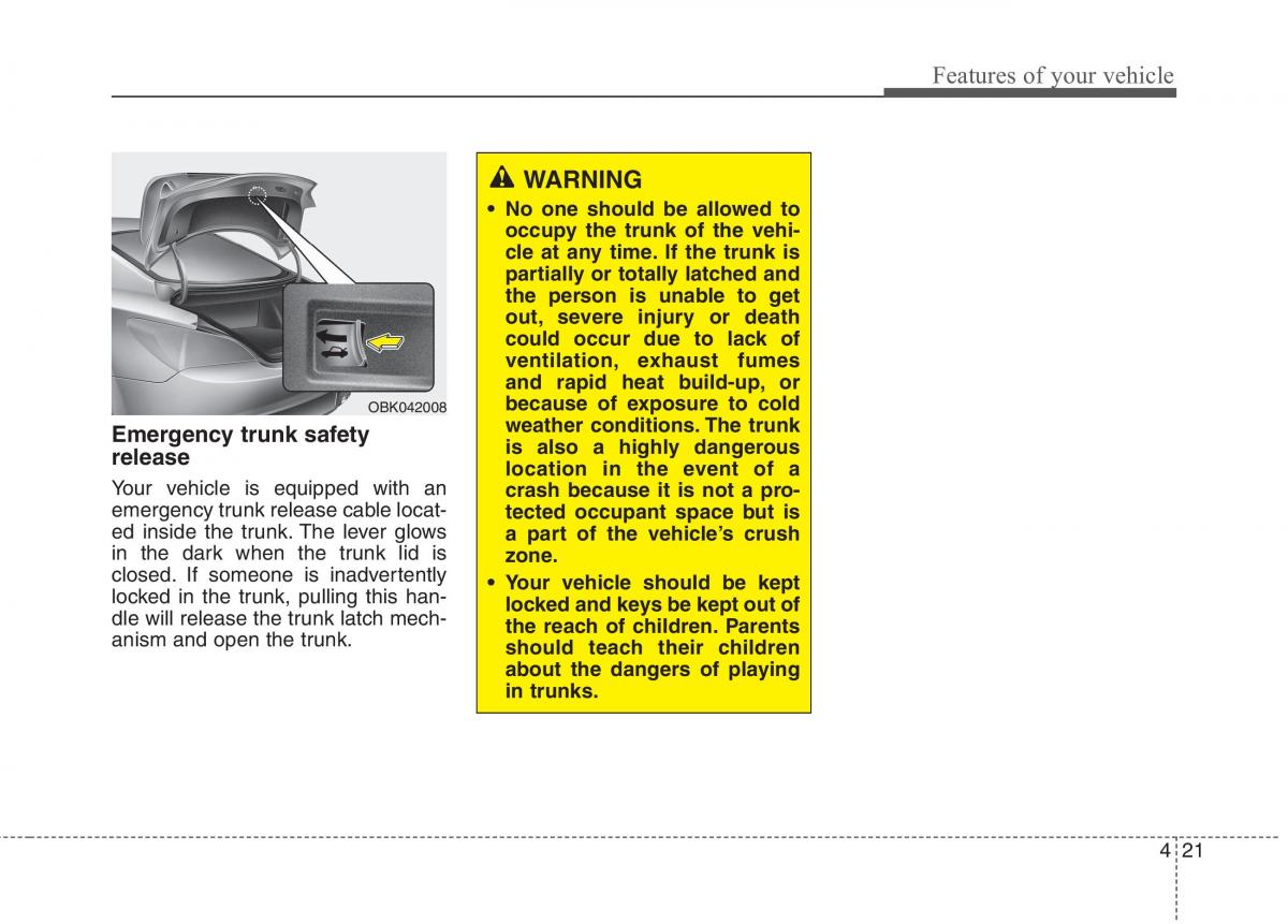 Hyundai Genesis Coupe owners manual / page 105