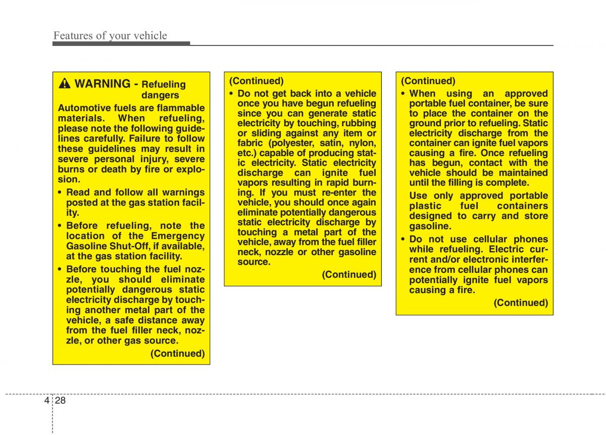 Hyundai Genesis Coupe owners manual / page 112