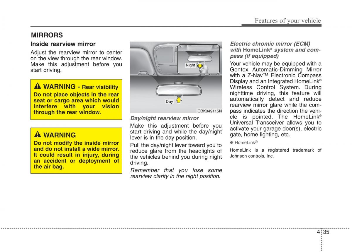 Hyundai Genesis Coupe owners manual / page 119