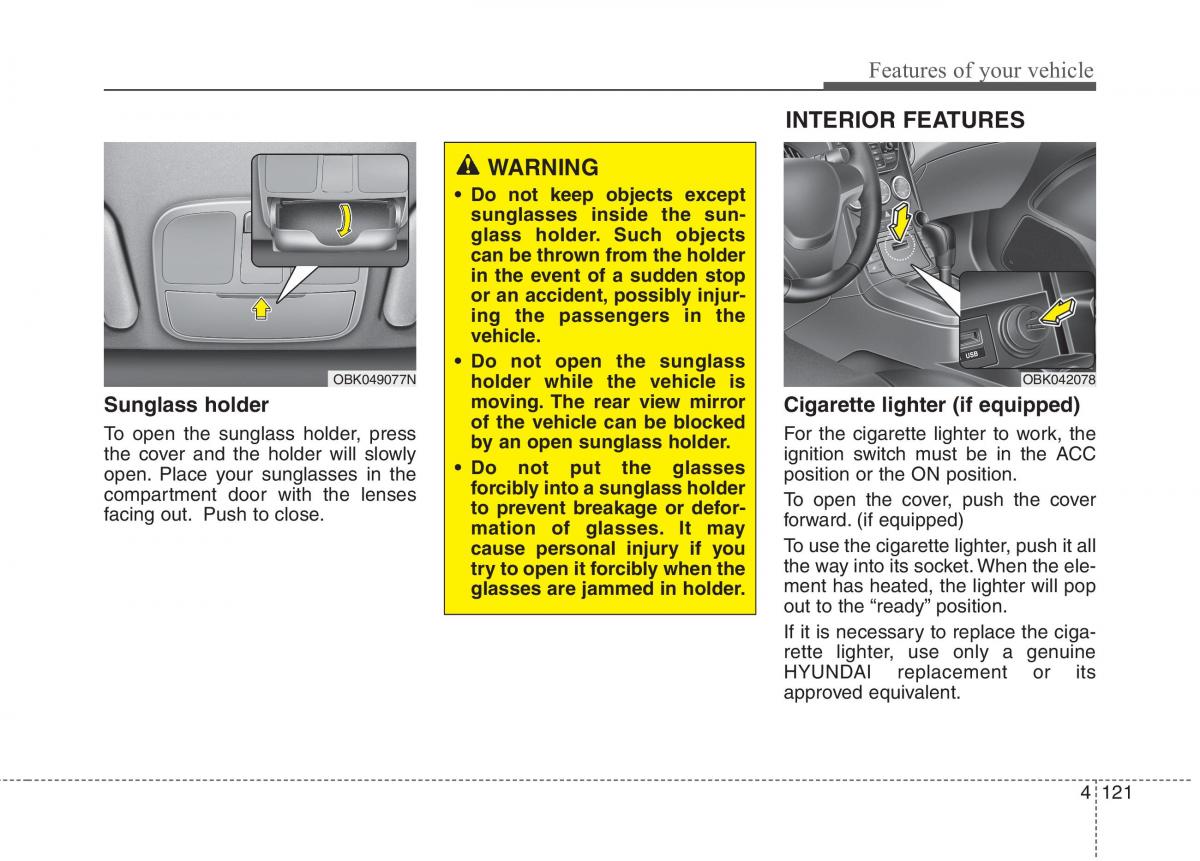 Hyundai Genesis Coupe owners manual / page 205