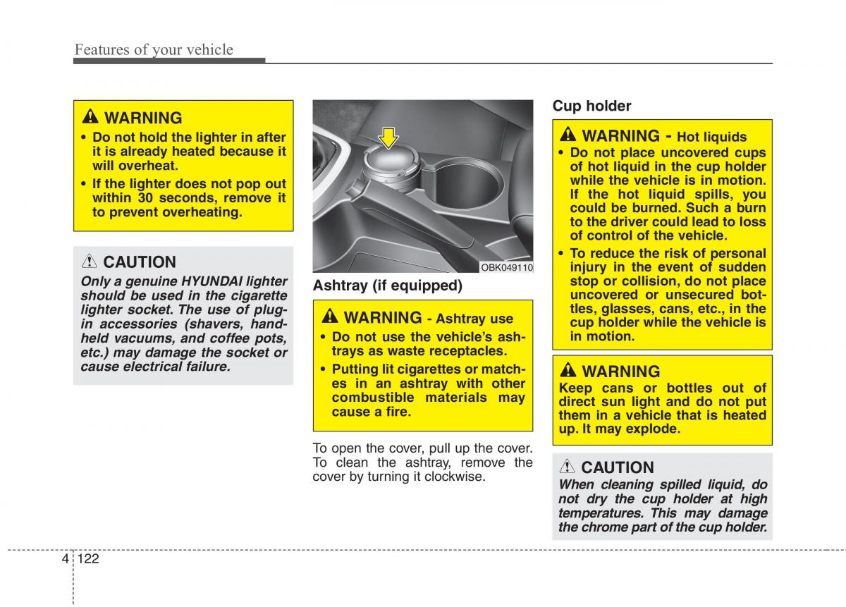 Hyundai Genesis Coupe owners manual / page 206