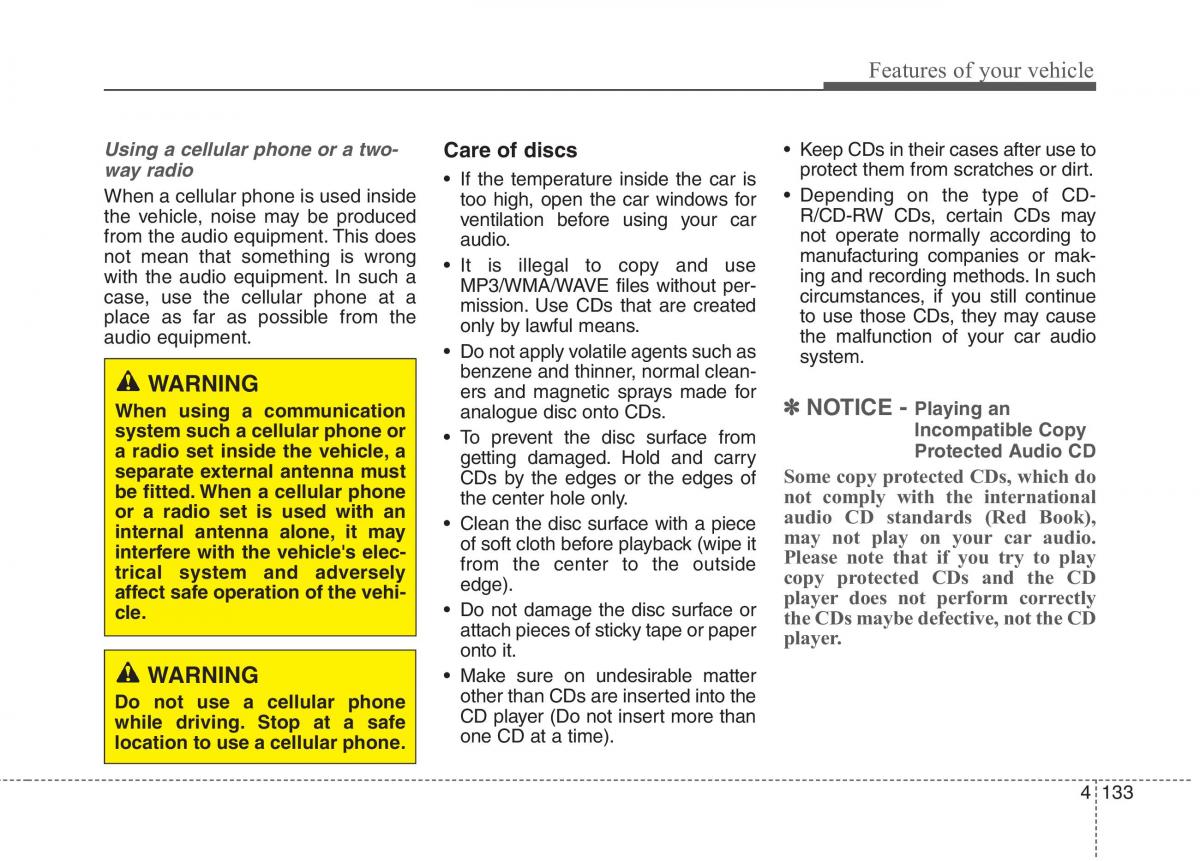 Hyundai Genesis Coupe owners manual / page 217