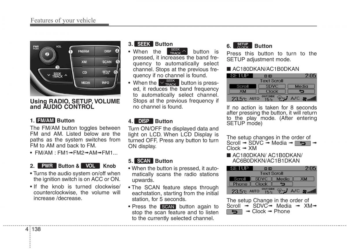 Hyundai Genesis Coupe owners manual / page 222