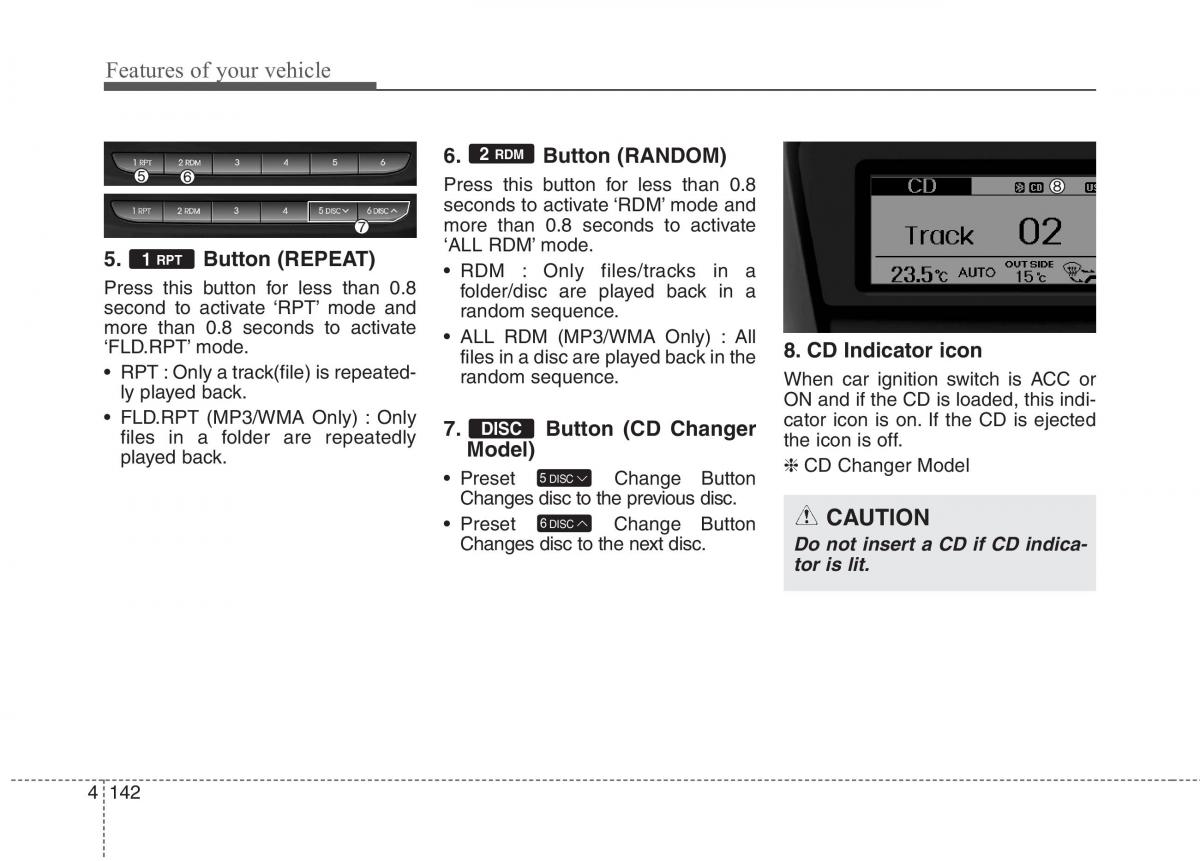 Hyundai Genesis Coupe owners manual / page 226