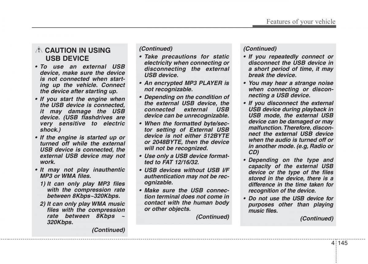 Hyundai Genesis Coupe owners manual / page 229