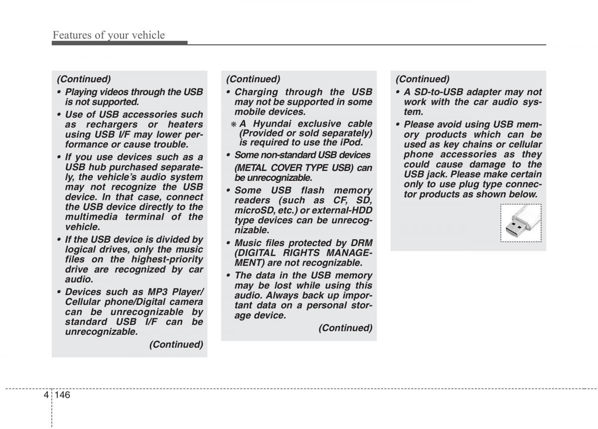 Hyundai Genesis Coupe owners manual / page 230