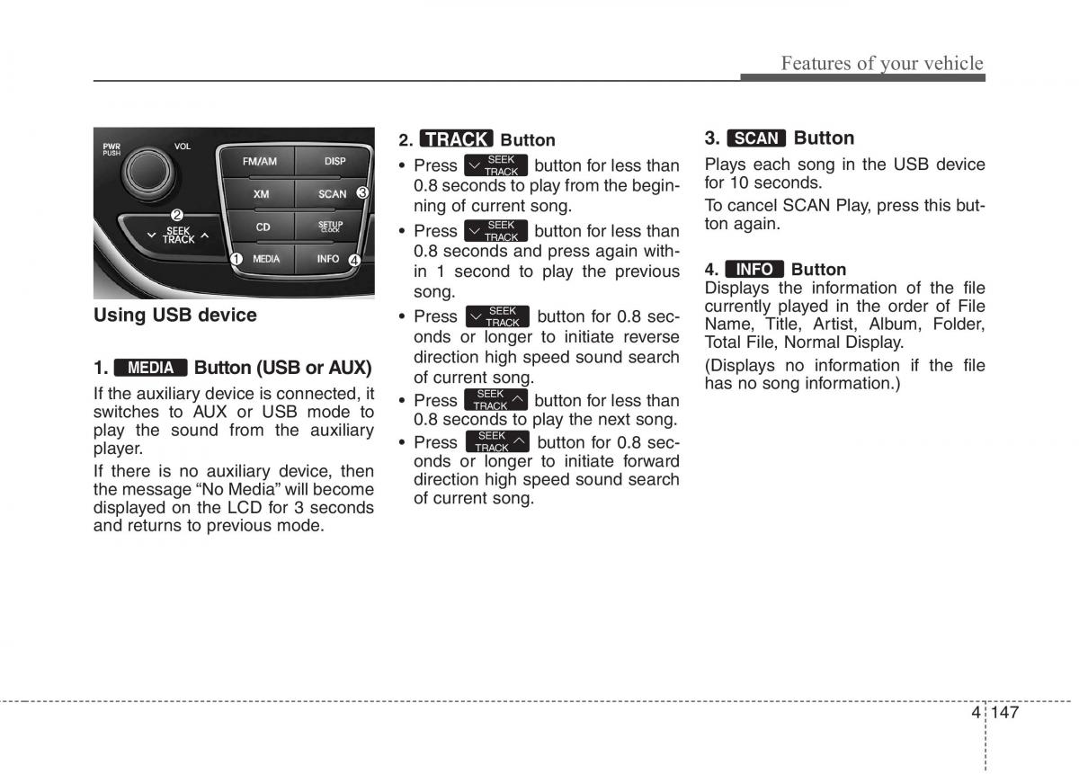 Hyundai Genesis Coupe owners manual / page 231